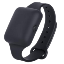 휴대용 손소독제 케이스 팔찌 공병 블랙 어린이집 선물 방역물품