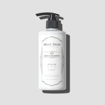 몽뜨허브 아토 바스 앤 샴푸 300ml 약산성 아기 초등학생 성인 아토 바디워시 샴푸, 1세트