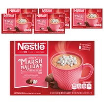 Nestle 핫 코코아 믹스 미니 마시멜로우 리치 밀크 초콜릿 6개입, 121.2g, 6개