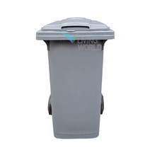 리빙월드 다용도분리수거함 120L (단일색상), 회색
