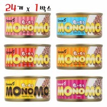 모노모캔 80g 24개입 고양이간식, 콤보(각 4개씩)