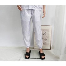 [오늘출발 / 제전복하의] 화이트 작업복바지 방진복 크린룸 정전기방지 무진복 크린룸복 제전복 이에스디마트, S, 1개