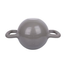 무게조절 케틀벨 그립 핸들 6kg 1kg 조절 가능한 덤벨 피트니스 바디 빌딩 물 덤벨, 밝은 회색