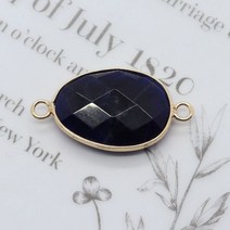 천연석 자수정 커넥터 펜던트 수제 DIY 쥬얼리 목걸이 팔찌 제작 청금석 아마존 보석 참