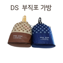 부직포 국화 무늬 쪼르개 상호 인쇄 옥스포드 가방 일회용 삼배 부직포 자루 중탕 자루, 50장, 청색