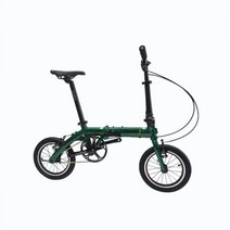 미니벨로 가벼운 mtb 접이식자전거 경량 125462, 포스트 그린_16인치 단일 속도