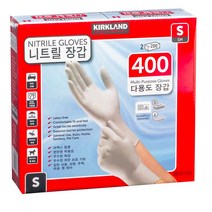 커클랜드 다용도 니트릴 장갑 400장 소형/중형/대형 ms3464, 대형, 본상품선택