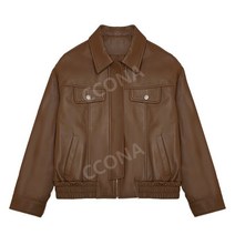 자켓 여성 레더 가죽 크롭 라이더 노카라 블랙 지컷 숏 에코레더 가을 여자