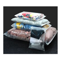 40x50cm 대형 투명 반투명 반반 지퍼백 파우치 5p, 상품선택