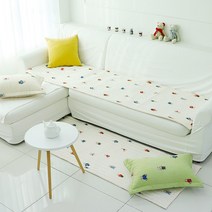 국내제작 마이크로 사계절 쇼파패드, 소파패드 4인-베이지