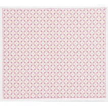 사시코 자수 호비라호비레 프린트천 - 십자꽃 문양, 1개