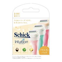 세련된 Schick 인투이션 버라이어티 팩 교체 칼날(3개입) シック Schick イントゥイション バラエティパック 替刃(3コ入)