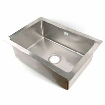 업소용 싱크볼 씽크볼 언더 싱크대 설거지통 1.0T 중, 매립형싱크볼 1.0T_90x40cm 반품불가