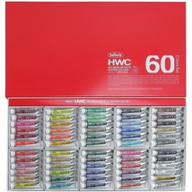 홀바인 아티스트 수채화 물감 5ml 60색 세트