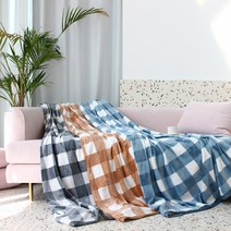 쓰임 소프트 체크 블랭킷 3color