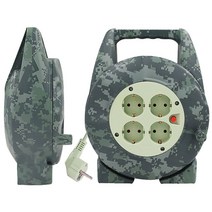 TGIC 4구 15m 20m 1.0sq 코드릴 캠핑릴선 전기릴선 연장선 리드선 신제품 고속충전기, DJ-CR1007 20M 1.0SQ, 1개