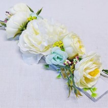직선리스 미니조화리스 납골당사진 꽃액자 성묘꽃 추모꽃 영원히변치않는꽃