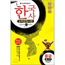 한국사 능력검정시험 중급4급(8절), 중앙입시교육연구원