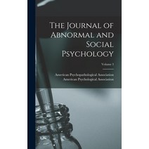 (영문도서) The Journal of Abnormal and Social Psychology; Volume 3 Hardcover, Legare Street Press, English, 9781018165486