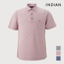 [INDIAN] 면혼방 솔리드 에리형 반팔티셔츠_MIEASYM2301