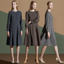 여성 시그니처 패턴 원피스