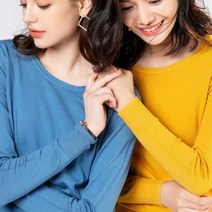 티 여자니트티 봄 캐쥬얼 여성니트 카라넥 코디