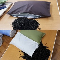 연질 빨대베개 - 바이오칩베개 (병원침대커버용), 옐로우