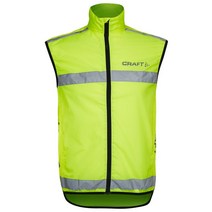 유럽정품 Craft VISIBILITY VEST - 양복 조끼 노란색