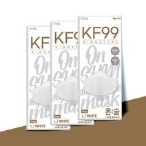 온숨 시그니처 KF99 마스크 L 대형 30개입, 단품
