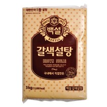 [백설] 황설탕 3kg, 옵션없음:[5119780]옵션없음