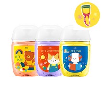 [본사직영]플루 유아용 클린 손소독제 3종(블루베리1개+자몽1개+피치1개), 1set, (블루베리1개+자몽1개+피치1개)