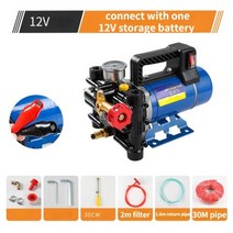 SS기 농업용 엔진분무기 살수기12/24V 휴대용 전기 플런저 펌프 농업 전원 분무기 피스톤 농장 살충제 스프, 06 12V 30M pipe, 06 12V 30M pipe