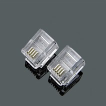 RJ-11 6P4C PLUG [EG/100개], 1봉(100개)
