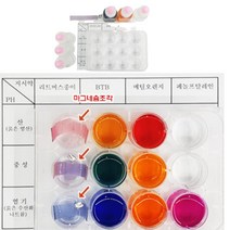 아동 화학실험 놀이키트 산염기지시약 세트 어린이과학 초등과학실험키트