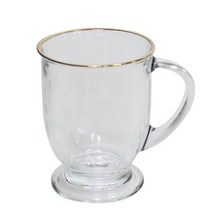 올콕금테비너스머그 460ml 업소용컵 투명 주방 카페용 머그 심플 가정용 유리+allcokㅍㄱ, 이상품이좋아요, 이상품이좋아요