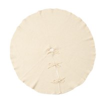THE VEDO SHOP 크리스마스 트리 스커트 니트 두꺼운 모직 실 크리스마스 트리 스커트 카펫 겨울 대형 크리스마스 트리 매트, 아크릴, 하얀