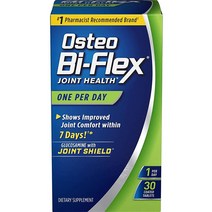 Osteo Bi-Flex 글루코사민 비타민 D 함유 하루 1개 뼈 및 면역 지원 관절 건강 코팅 태블릿 30개