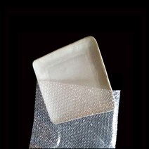 뽁뽁이포장 비 접착식 완충 뽁뽁이 에어캡봉투 30cmX35cm 560매 포장 재고-784EA, 투명