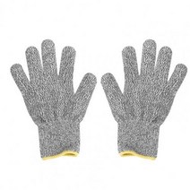 자상방지 방검 장갑 절연 특 고압 정밀한 솜씨 이동용 소형 내열 절단 방지, 회색, XL