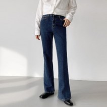 기모 롱부츠컷 데님 팬츠