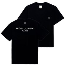 23FW 우영미 백로고 반팔 티셔츠 W233TS07708B