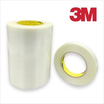 3M 8915 필라멘트 테이프 기장50M, 1개, 10mm