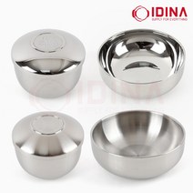 국산 경복 이중 한식기 업소용 밥그릇 식당 한정식 국그릇 밥그릇, 무광, 중