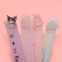 산리오 15cm 자 재단 마이멜로디 시나모롤 트윈스타 쿠로미 귀여운 직자 제도 설계 준비