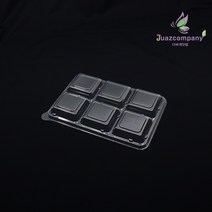 다용도 직사각 6칸 - 뚜껑 / 100개