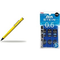LAMY 라미 사파리 옐로우 샤프펜슬 0.5mm 펜텔 샤프펜심 3개팩 세트, 상품선택