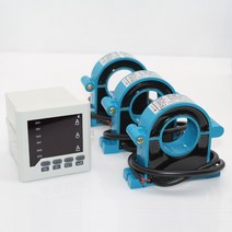 유속계 3pcs 클램프 CT 센서 AC0-50A 100A 150A 200A 400A 600A 상 전류계, 01 200A_03 96*96 미리메터