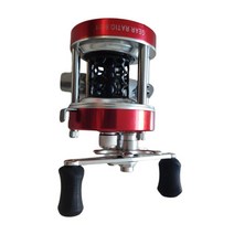 라이트 캐스팅 낚시 릴 바닷물 낚시 릴 원심 브레이크 백스톱 기어비 5.0: 1 드럼 휠, 3x7x3mm, 강철, 레드 R