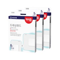 해피홈 드레싱 밴드 멸균 혼합형 8p, 3개