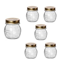 보르미올리 콰트로(쿼드로) 유리병 250ml, 6개